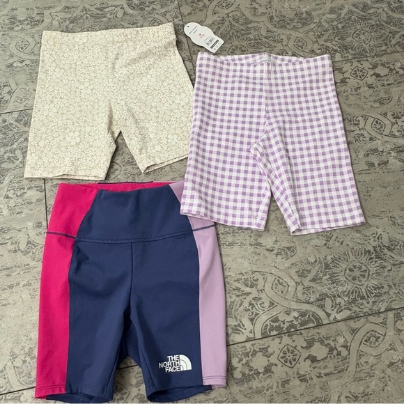 BUNDLE | Little Girls SZ 7-8 | Athletic Shorts EUC & NEW | North Face Old Navy - Picture 5 of 6